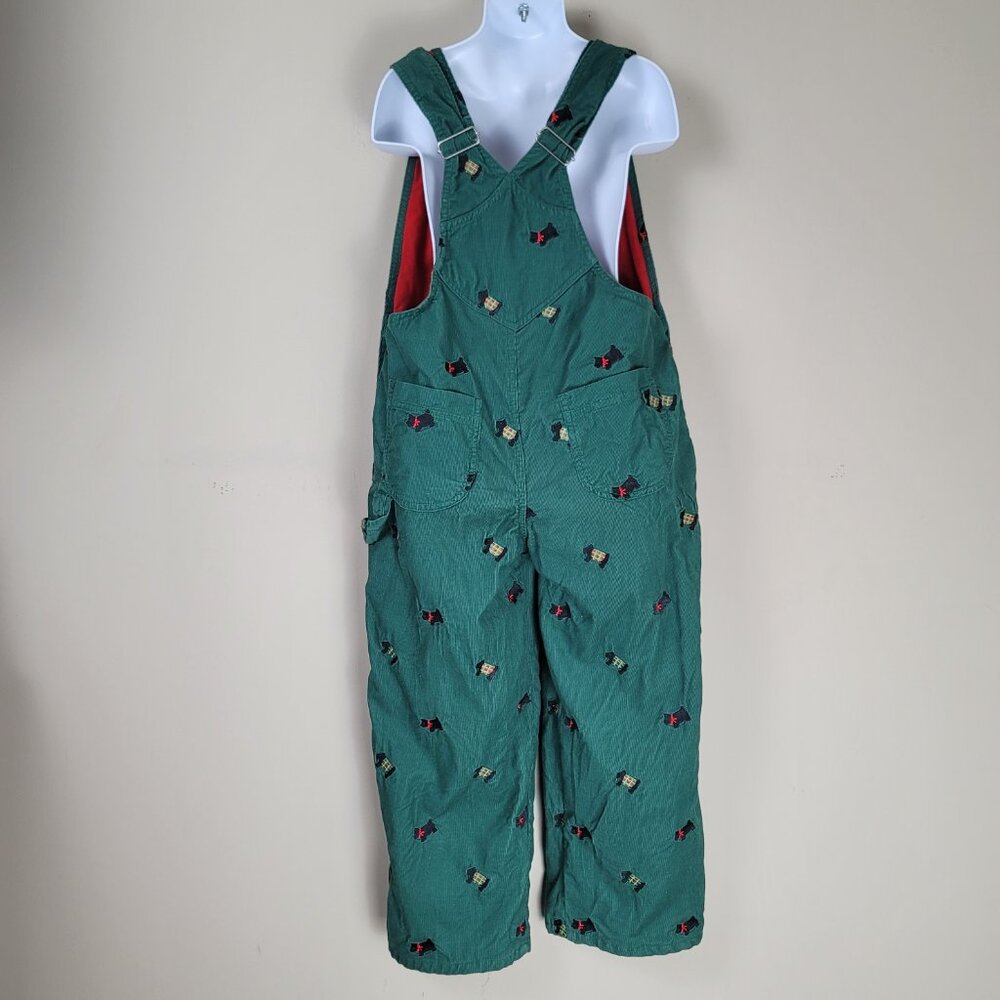 Lilly Pulitzer Scottie Dogs Corduroy Overalls Size 6X - Picture 7 of 11
